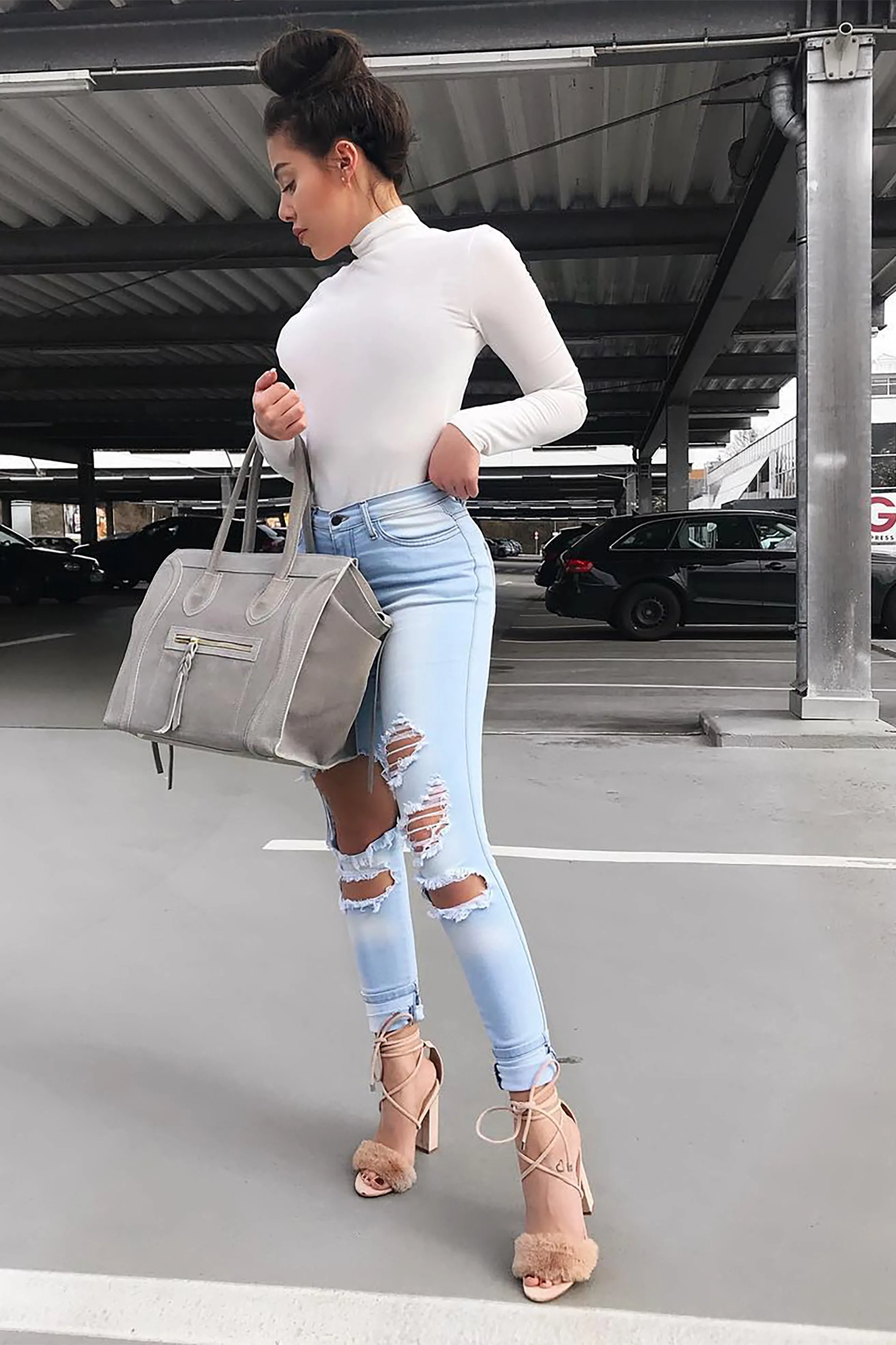 Beach Bum Jeans - Light Blue