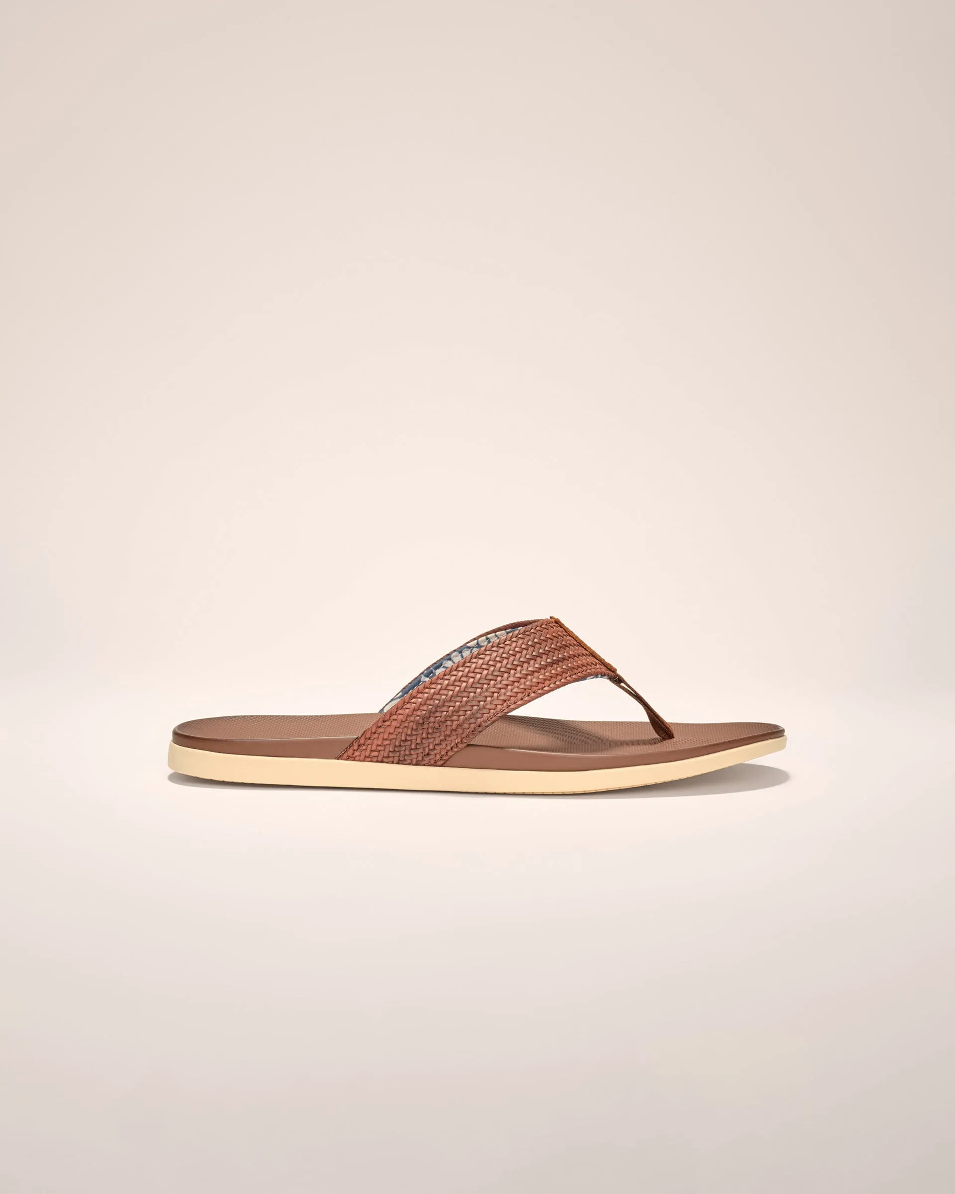 Boardwalk Woven Faux Leather Sandal
