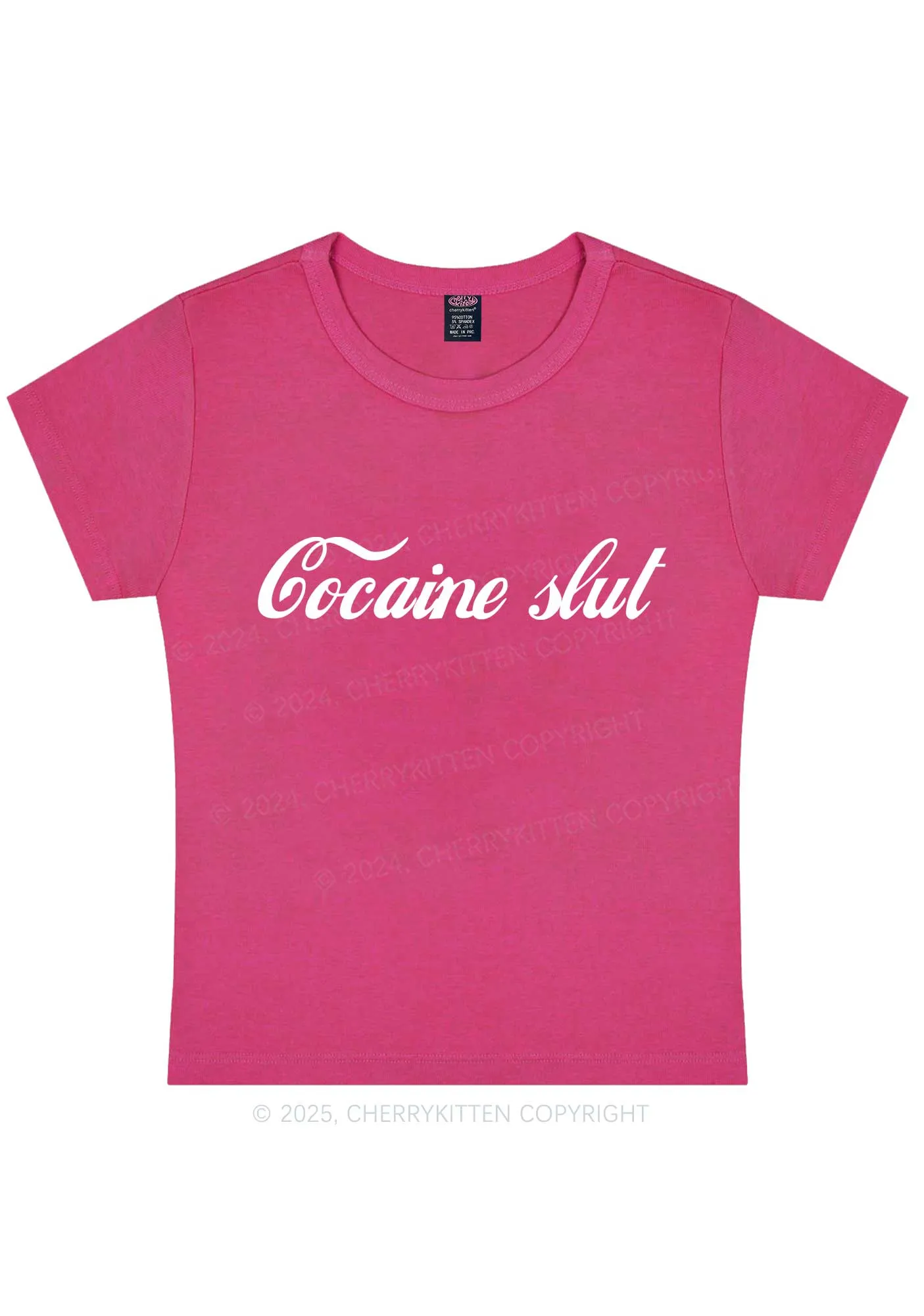 Cola Slxt Y2K Baby Tee Cherrykitten