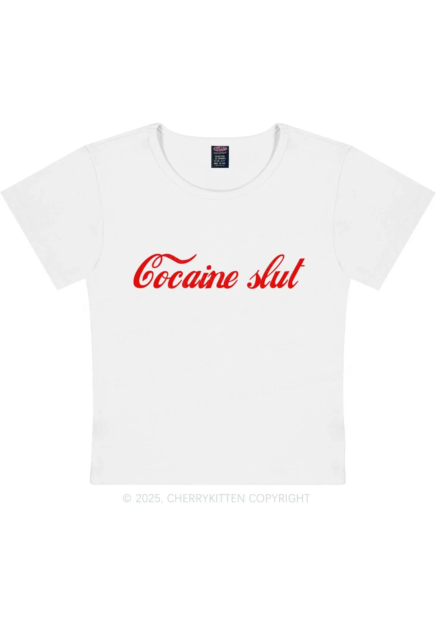 Cola Slxt Y2K Baby Tee Cherrykitten