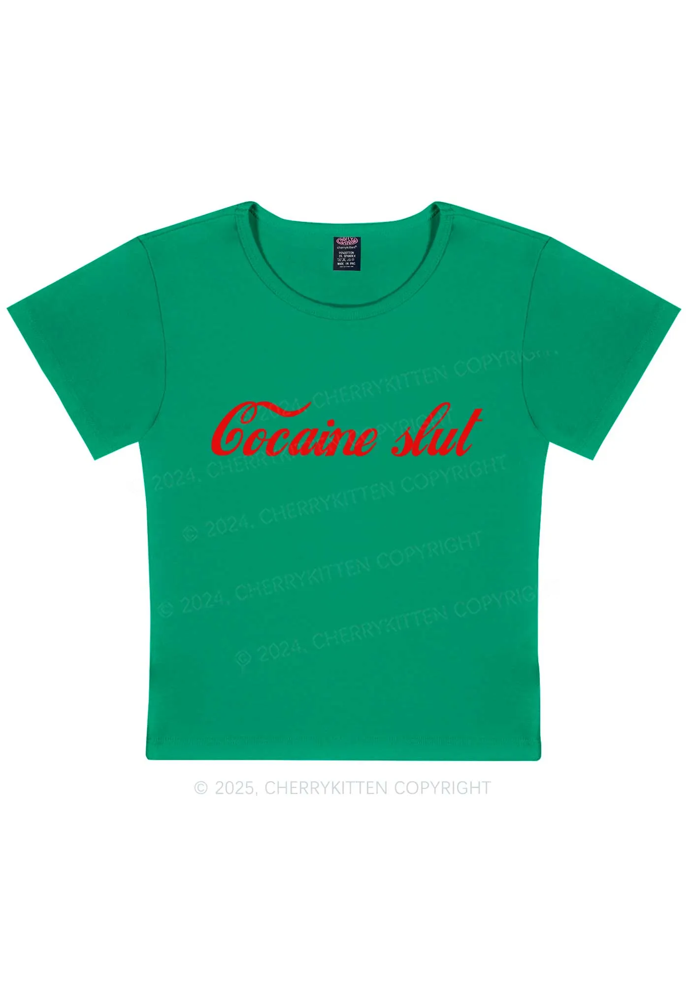 Cola Slxt Y2K Baby Tee Cherrykitten