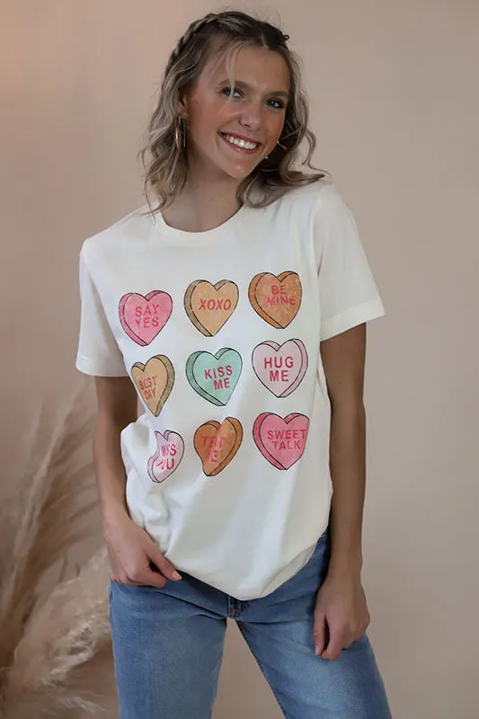 Conversation Heart Tee