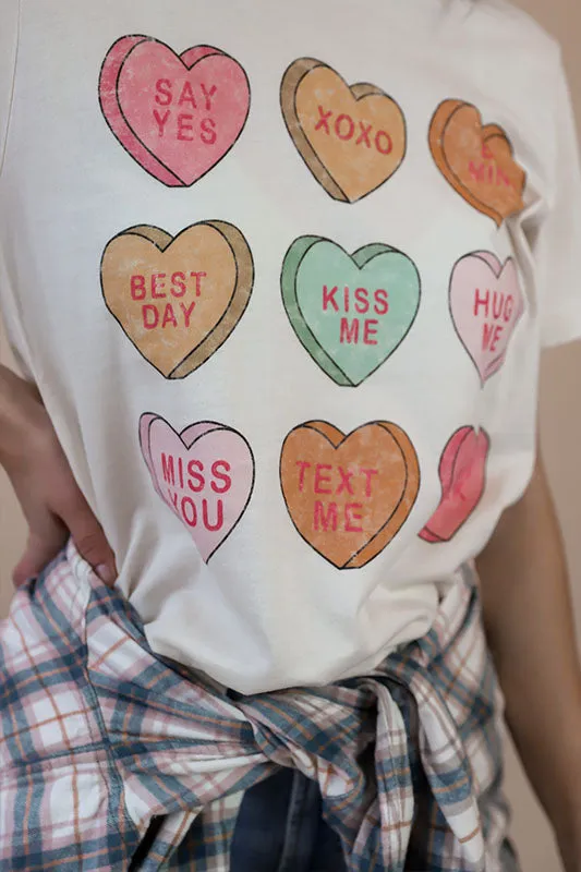 Conversation Heart Tee