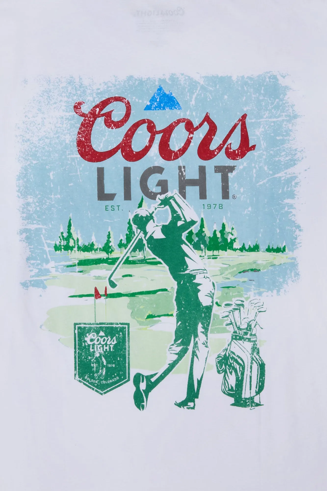 Coors Golf Graphic Oversized Tee