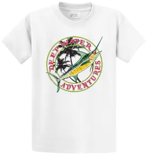 Deep Water Adventures Printed Tee Shirt