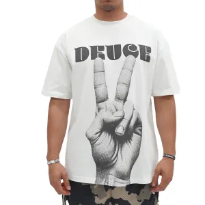 Deuce Peace Hand Tee | White