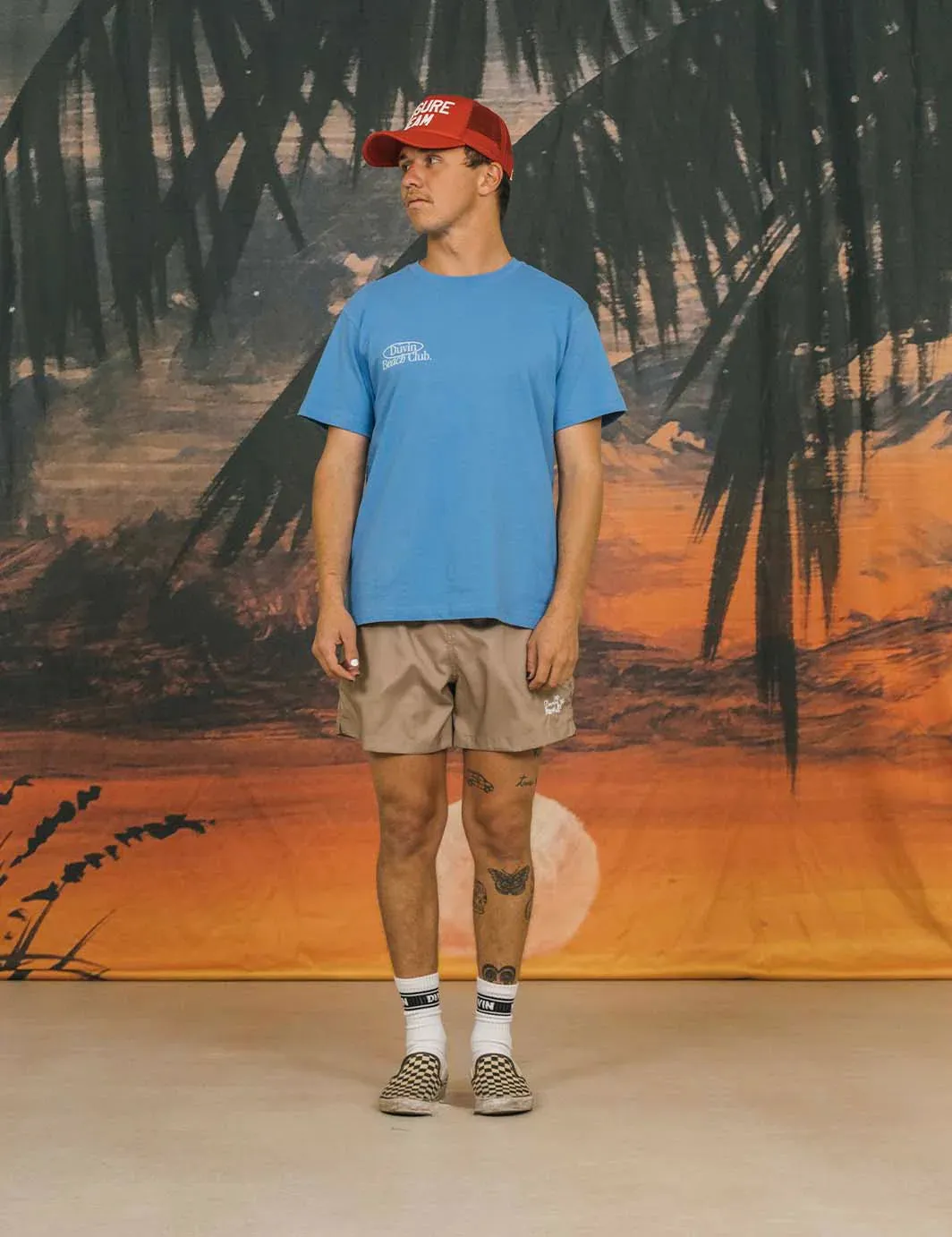 Duvin Beach Club TEE - BLUE