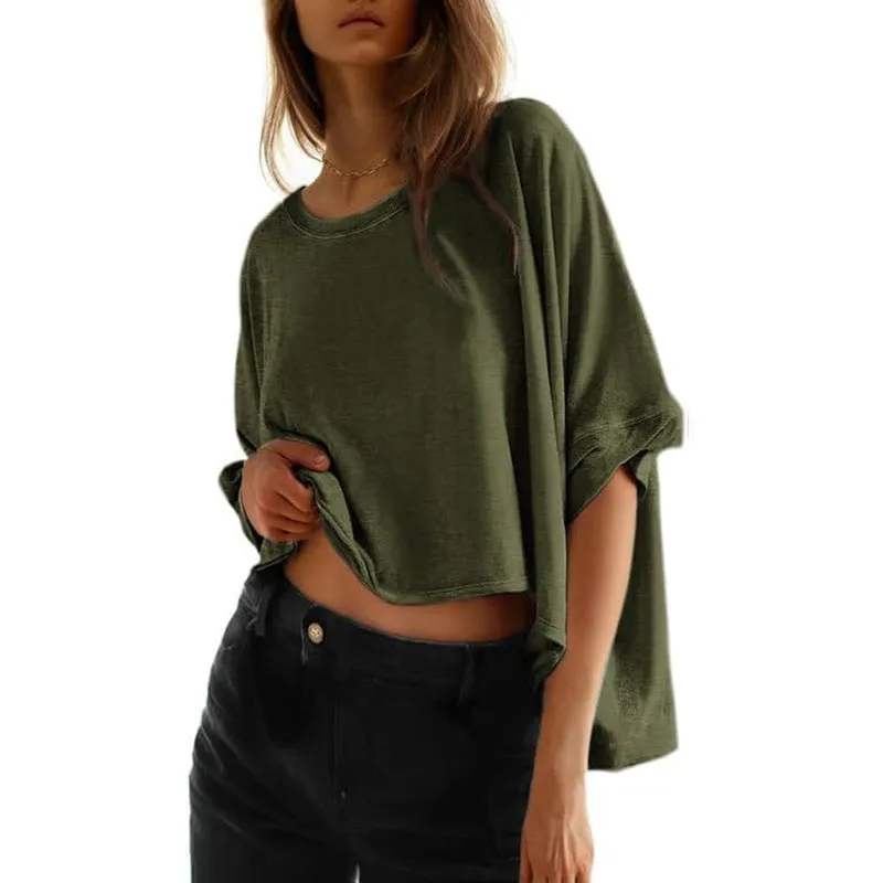 JOLI  Classic Oversized Loose-Fit Tee