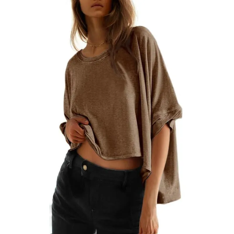 JOLI  Classic Oversized Loose-Fit Tee