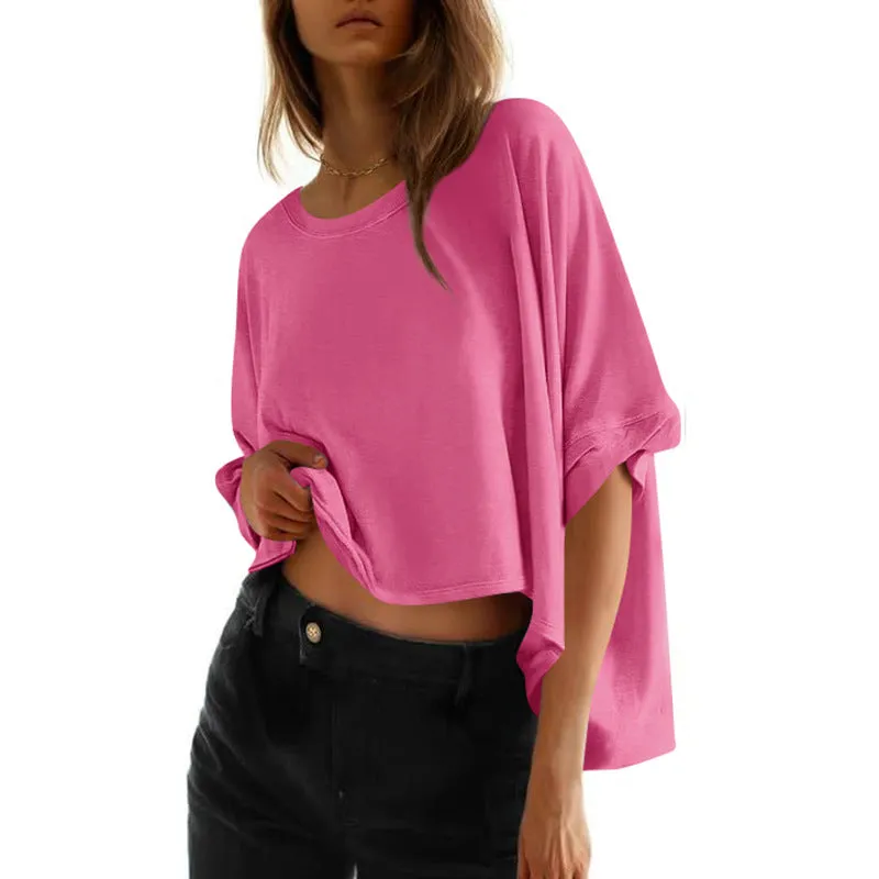JOLI  Classic Oversized Loose-Fit Tee