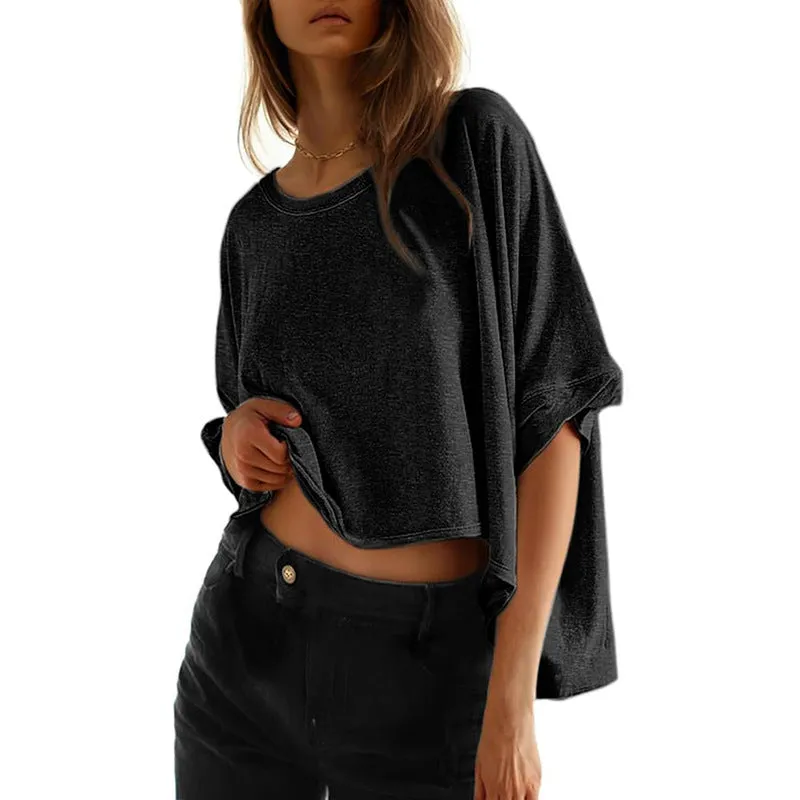 JOLI  Classic Oversized Loose-Fit Tee