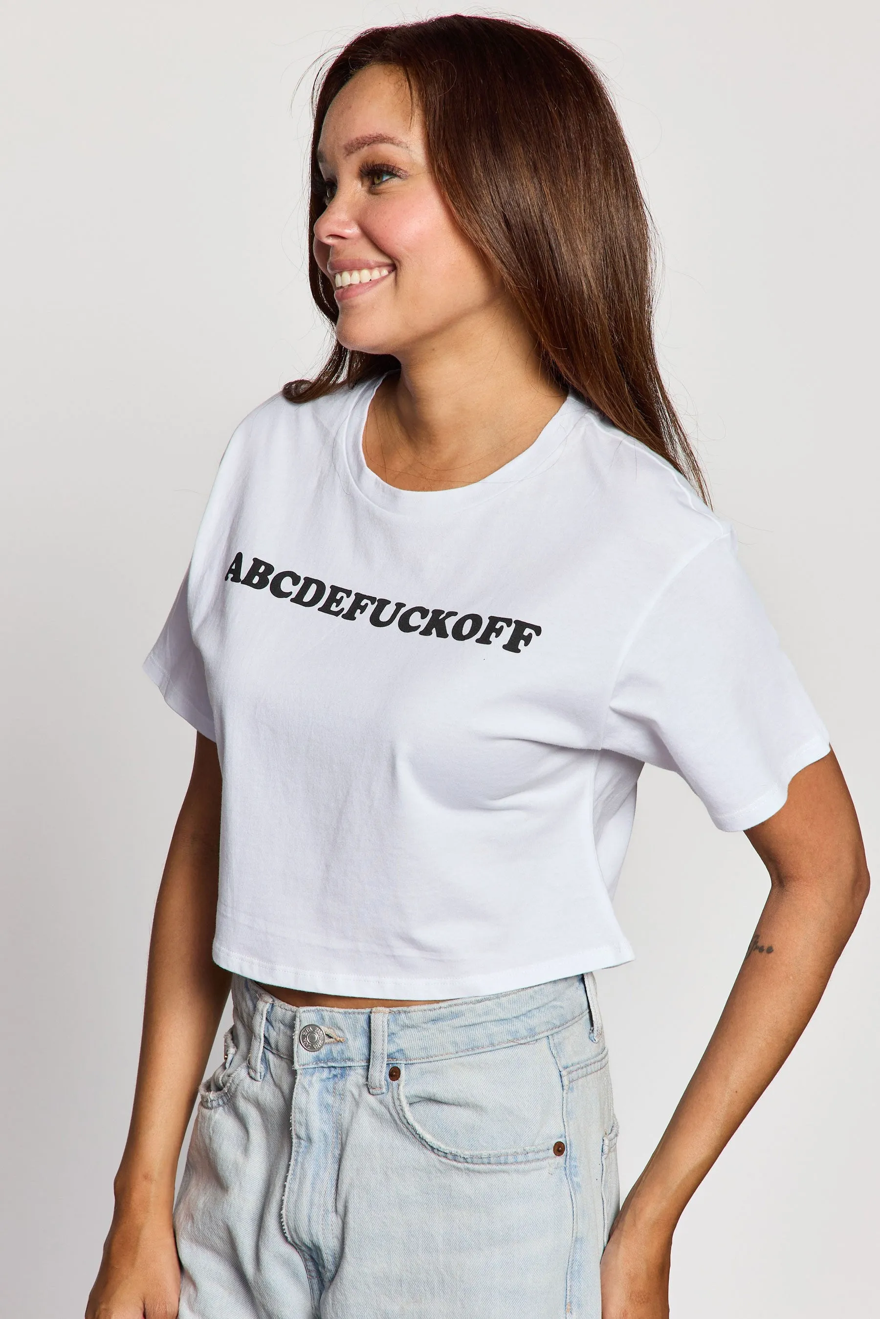 Jr Crop Top - Abcdfuckoff