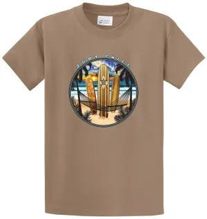 Just Chill Surf Printed Tee Shirt