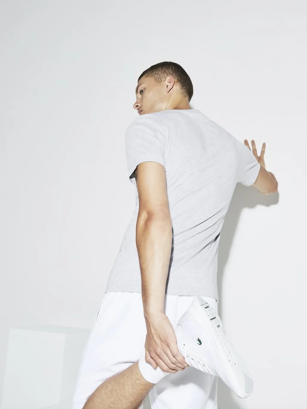 Lacoste Sport Oversized Crocodile Technical Jersey Tennis T-Shirt