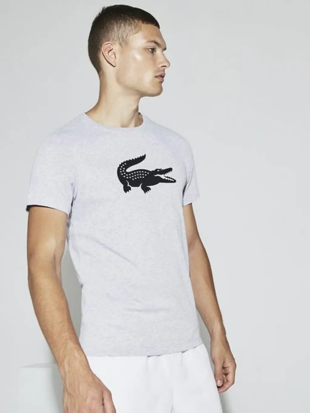 Lacoste Sport Oversized Crocodile Technical Jersey Tennis T-Shirt