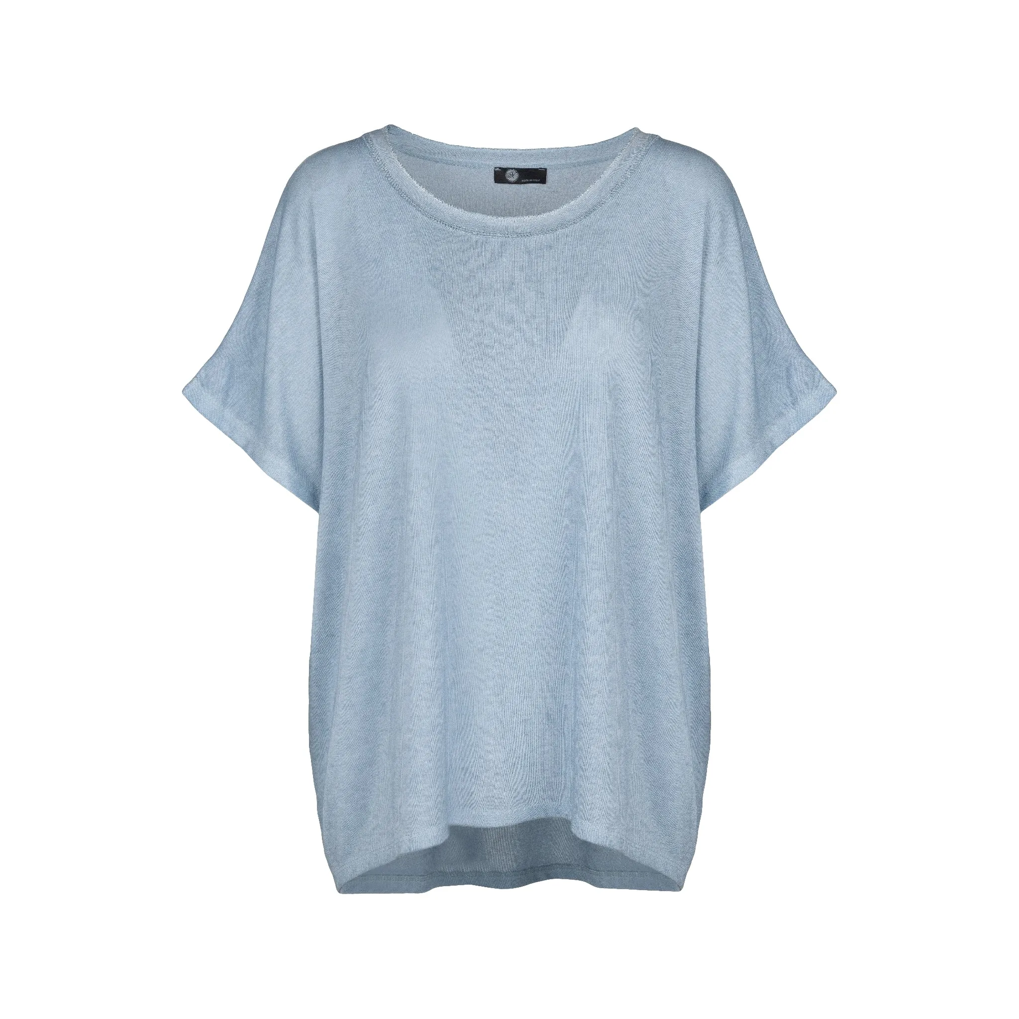 M Made in Italy  Women's Knitted Short Sleeve Top