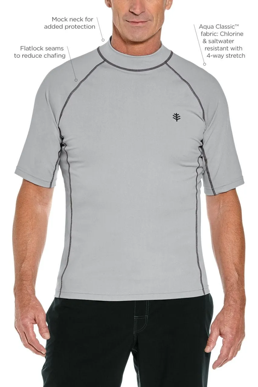 Men's Tulum Short Sleeve Surf Rash Guard  |  Mercury