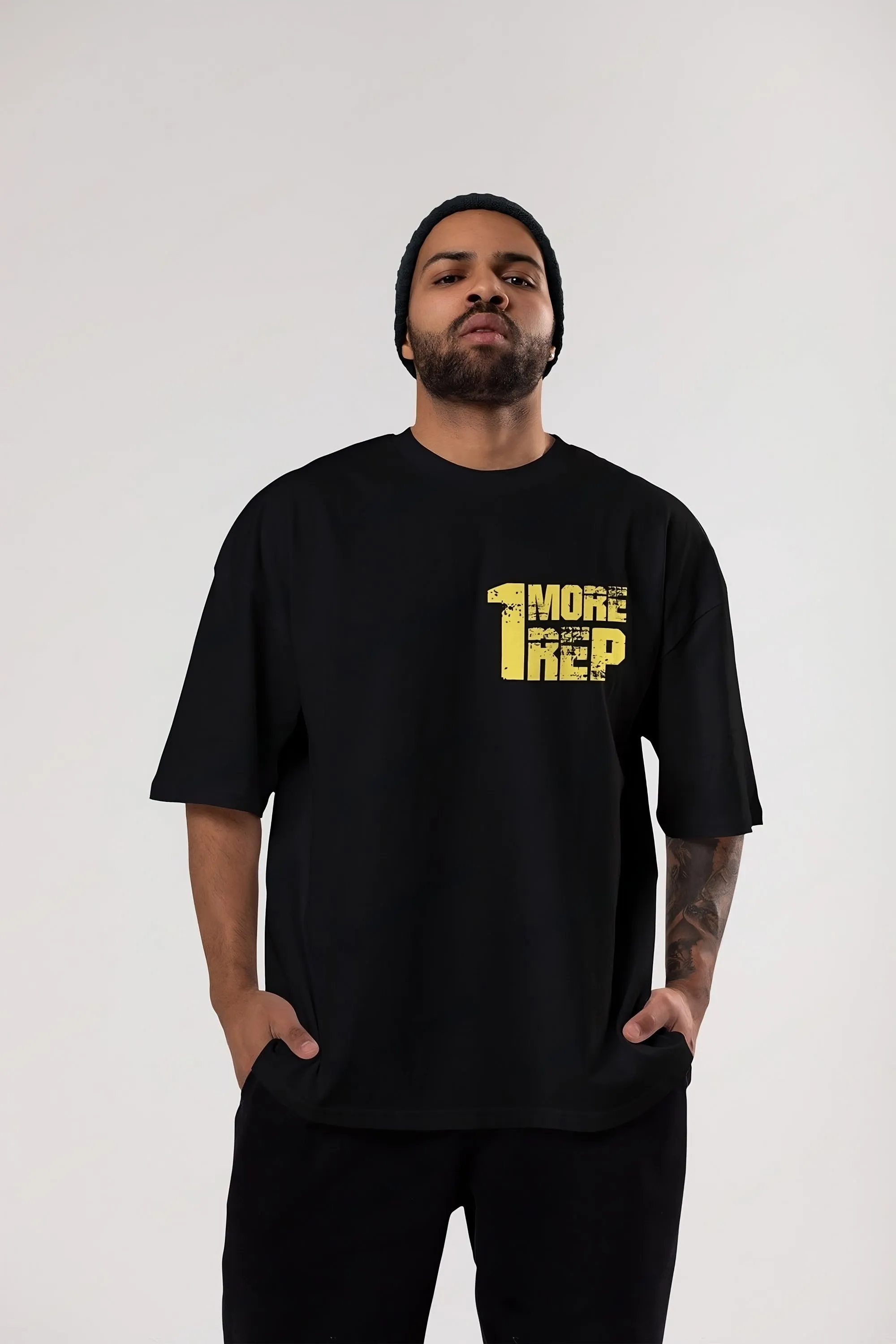 One More Set One More Rep - Gym Oversized T Shirt