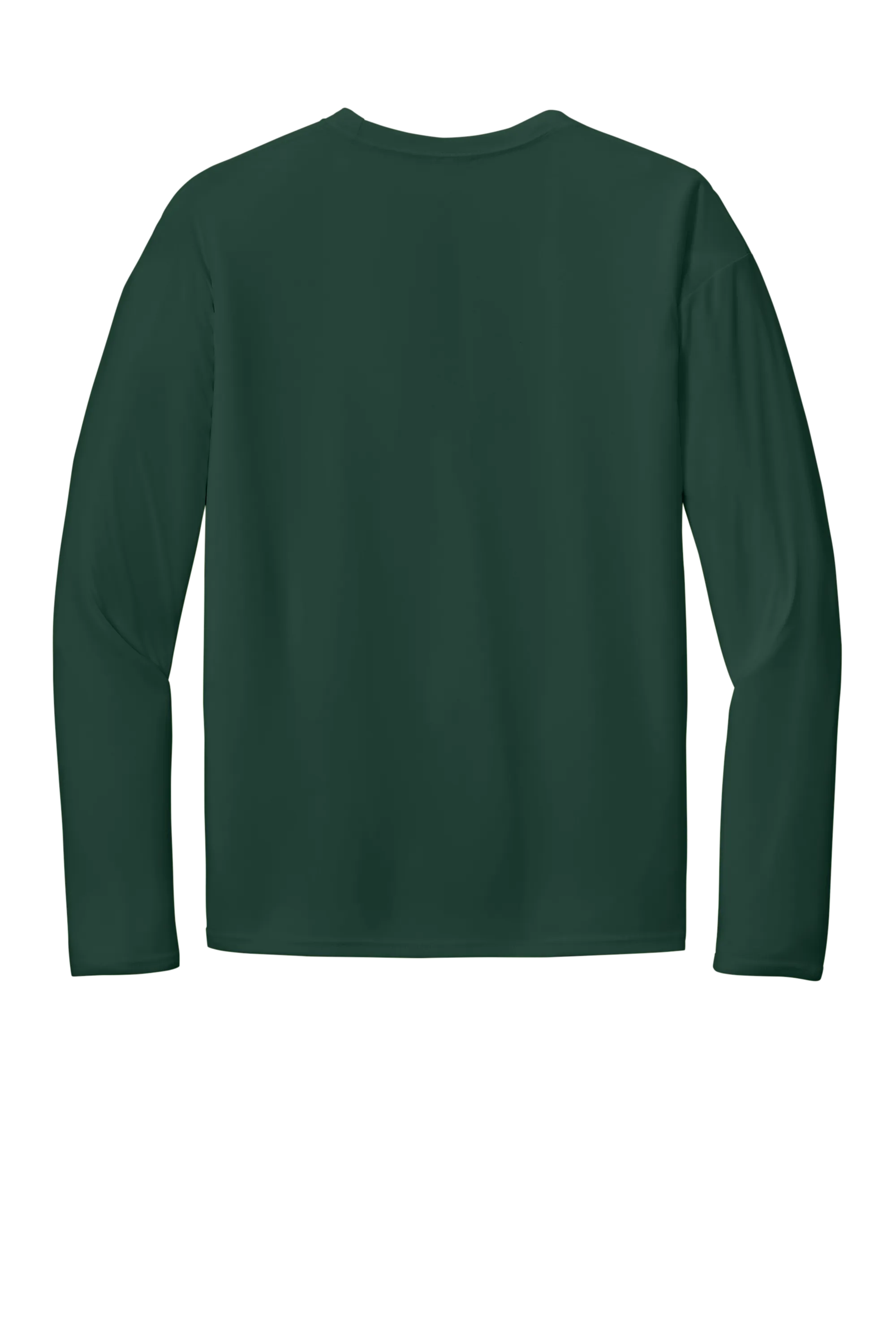 Port & Company® Long Sleeve Performance Tee - Dark Green