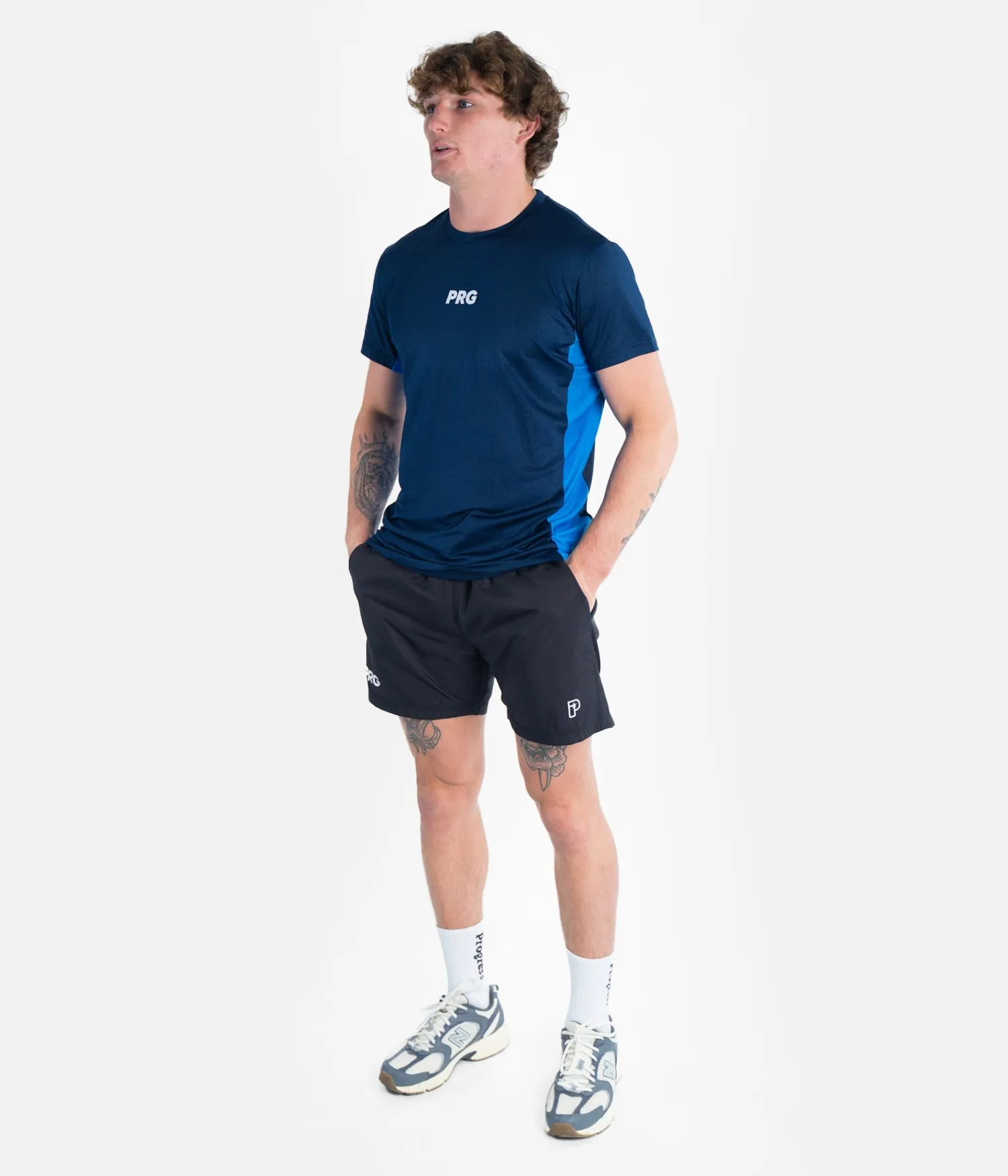PRG Tech Tee - Navy & Blue