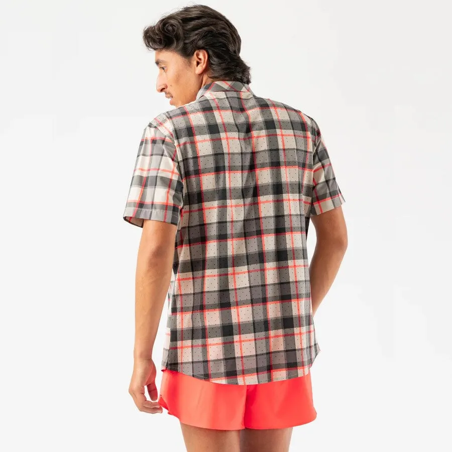 rabbit High Country Short Sleeve Shirt | December Sky Plaid | Mens