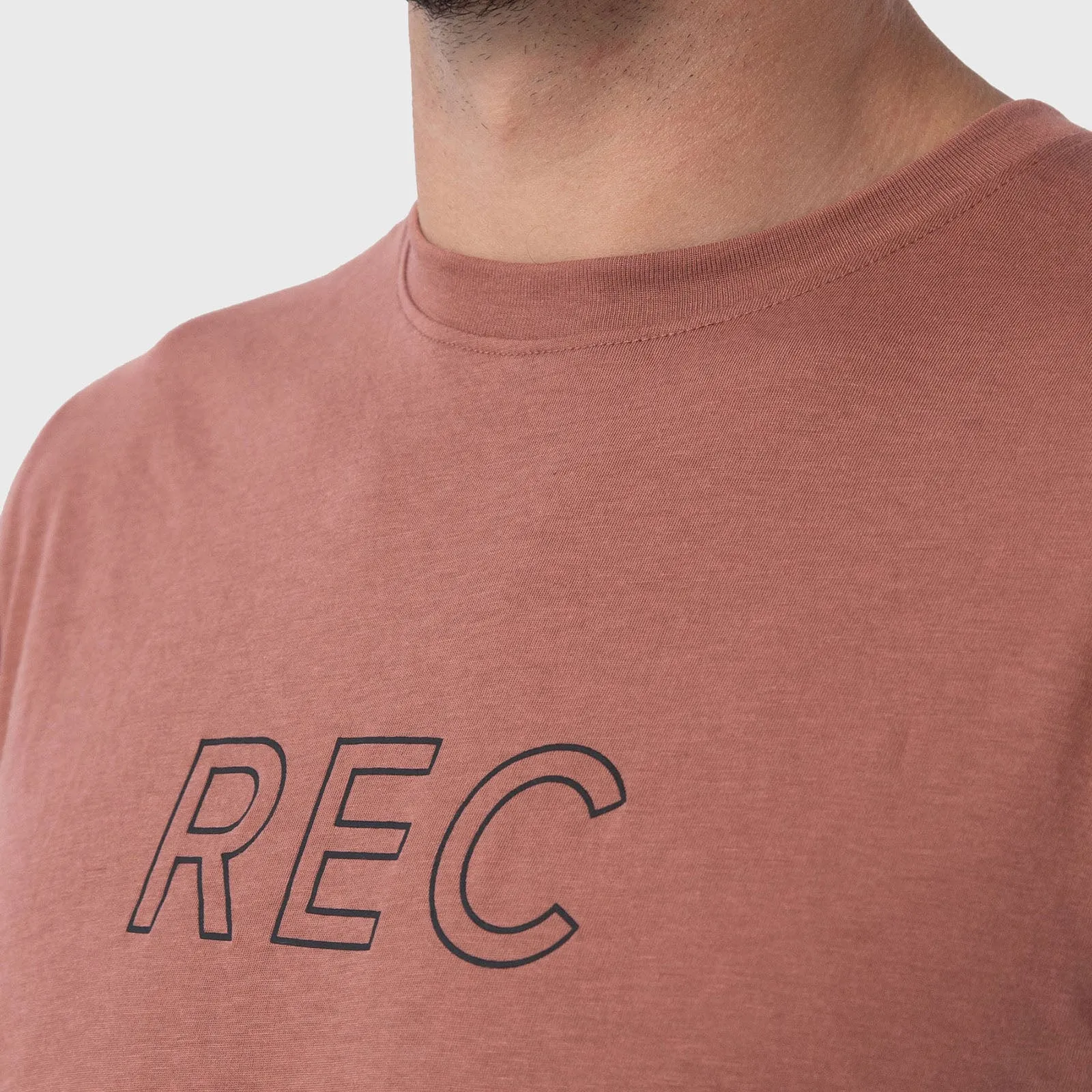 REC GEN - Men's Edge Oxy Tee - Terracotta