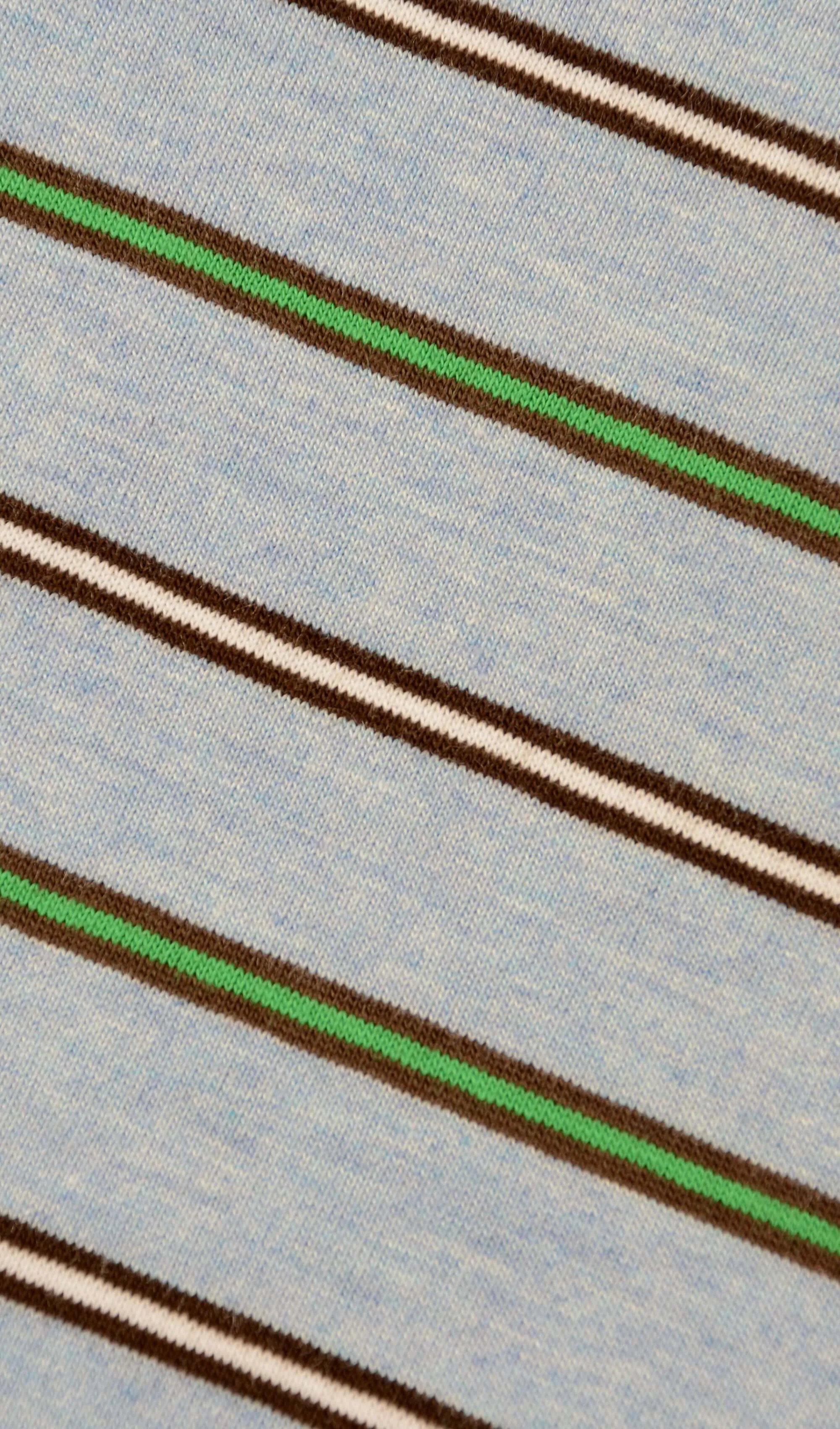 Retro Sky Marl Pinstripe T Shirt