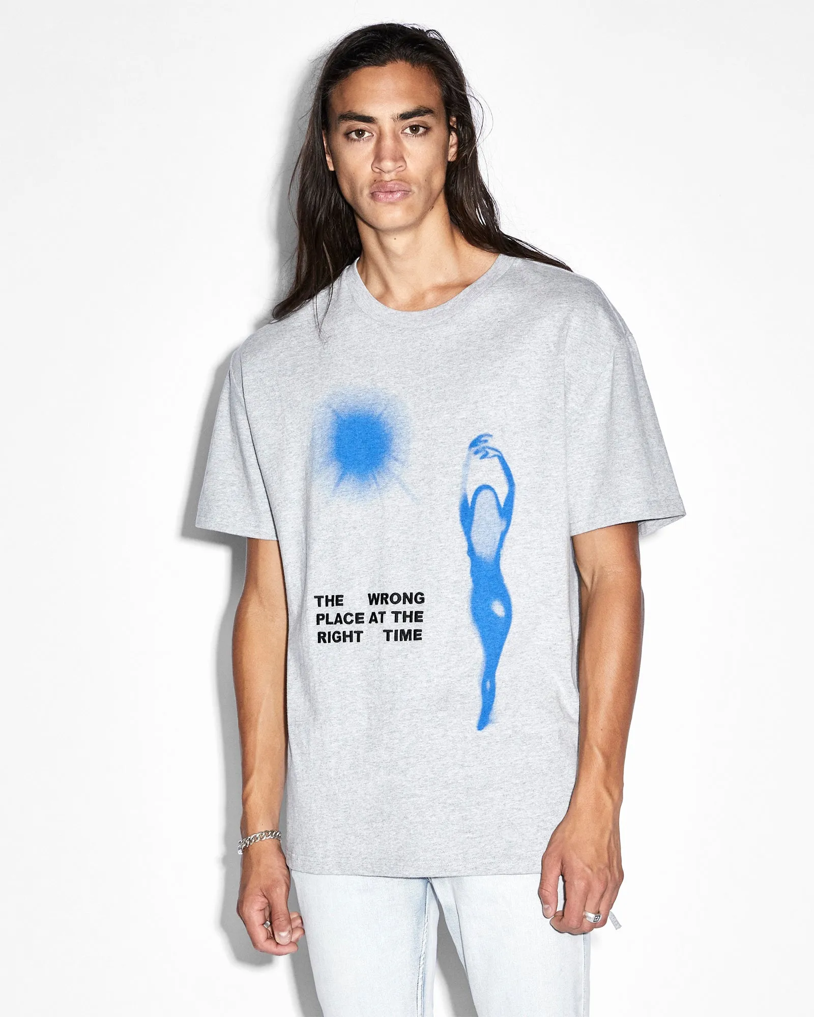 RIGHT TIME BIGGIE SS TEE GREY MARLE