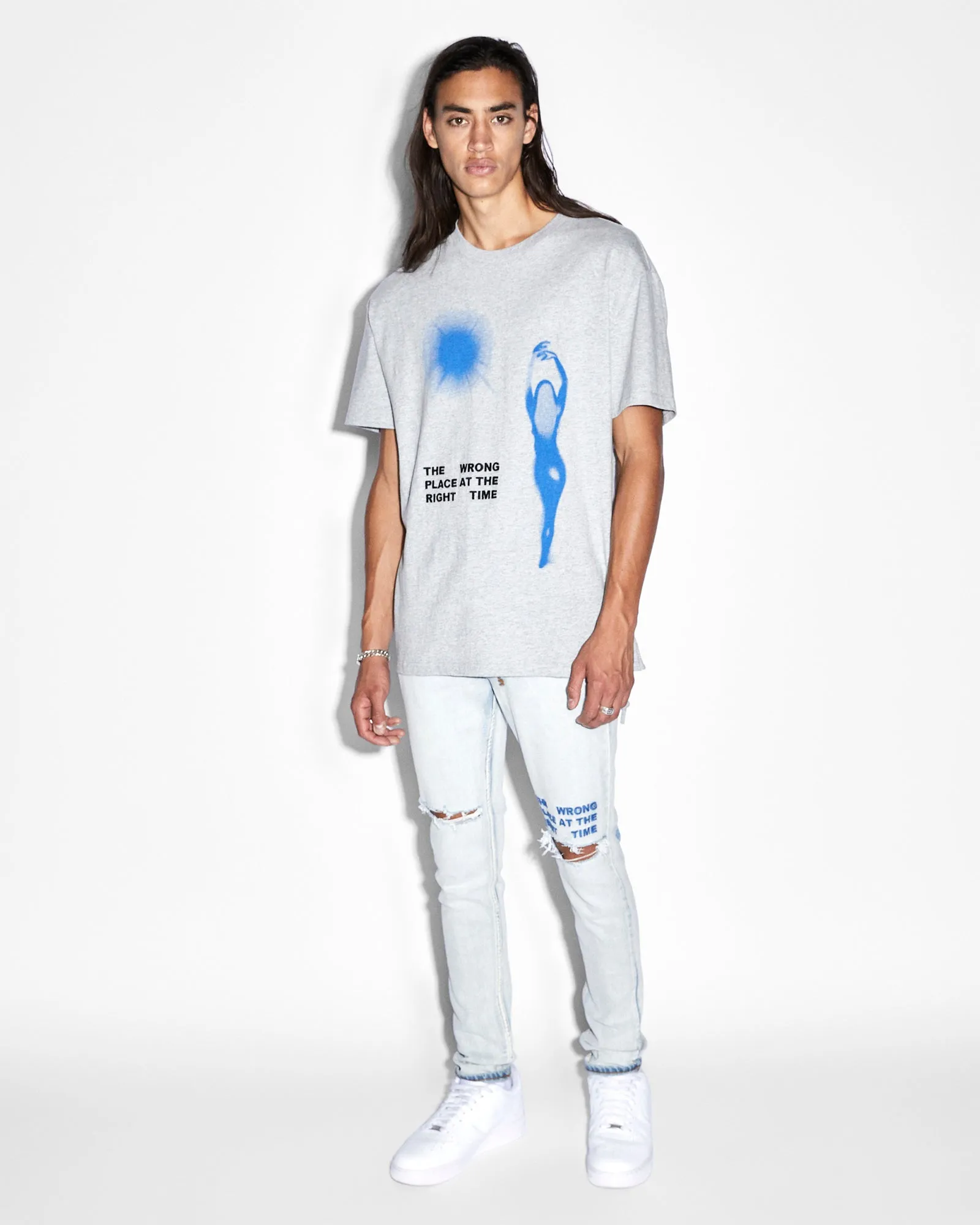 RIGHT TIME BIGGIE SS TEE GREY MARLE