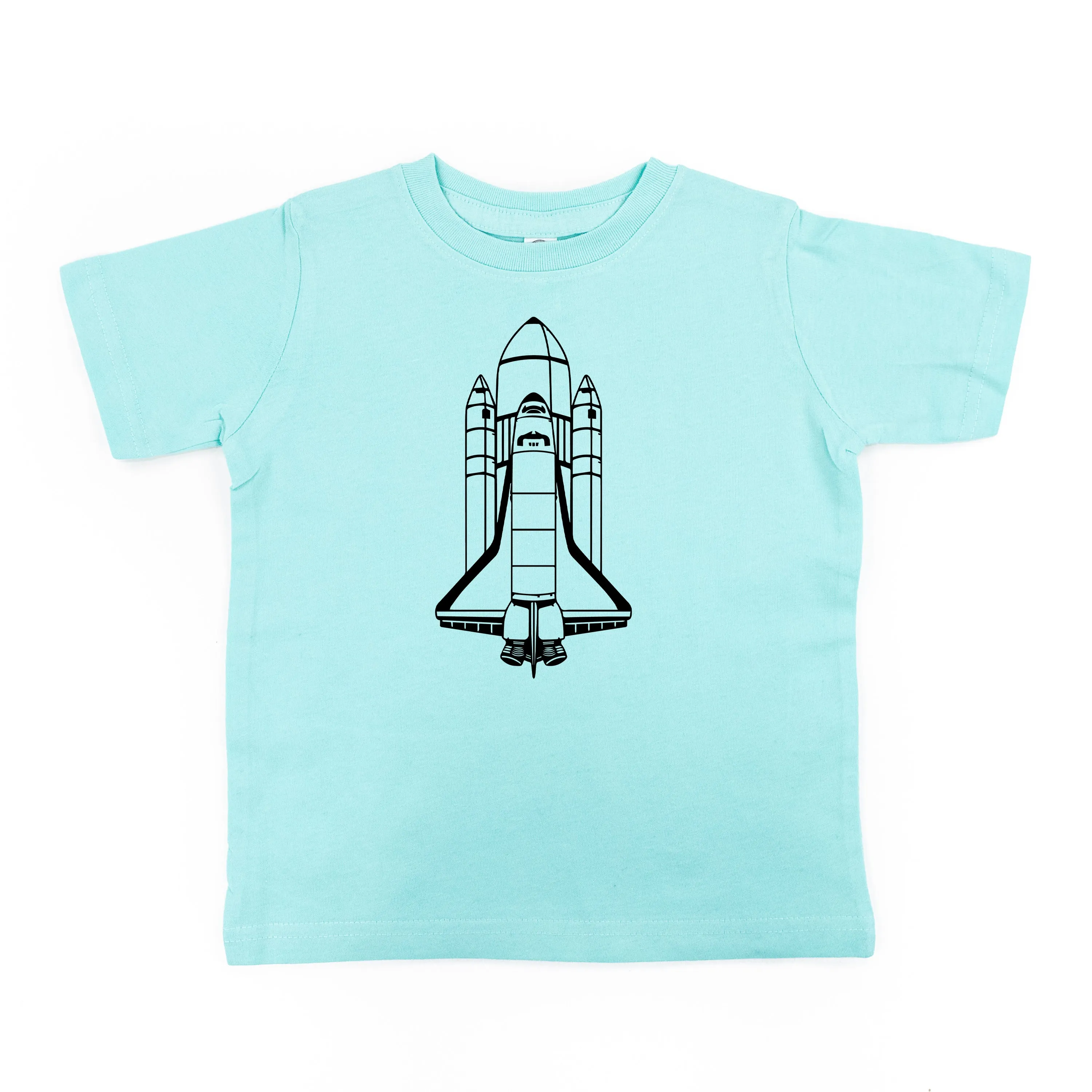 ROCKET SHIP - Minimalist Design - Short Sleeve Child Shirt