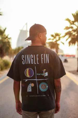 Surf House Vintage Oversized Single Fin Tee