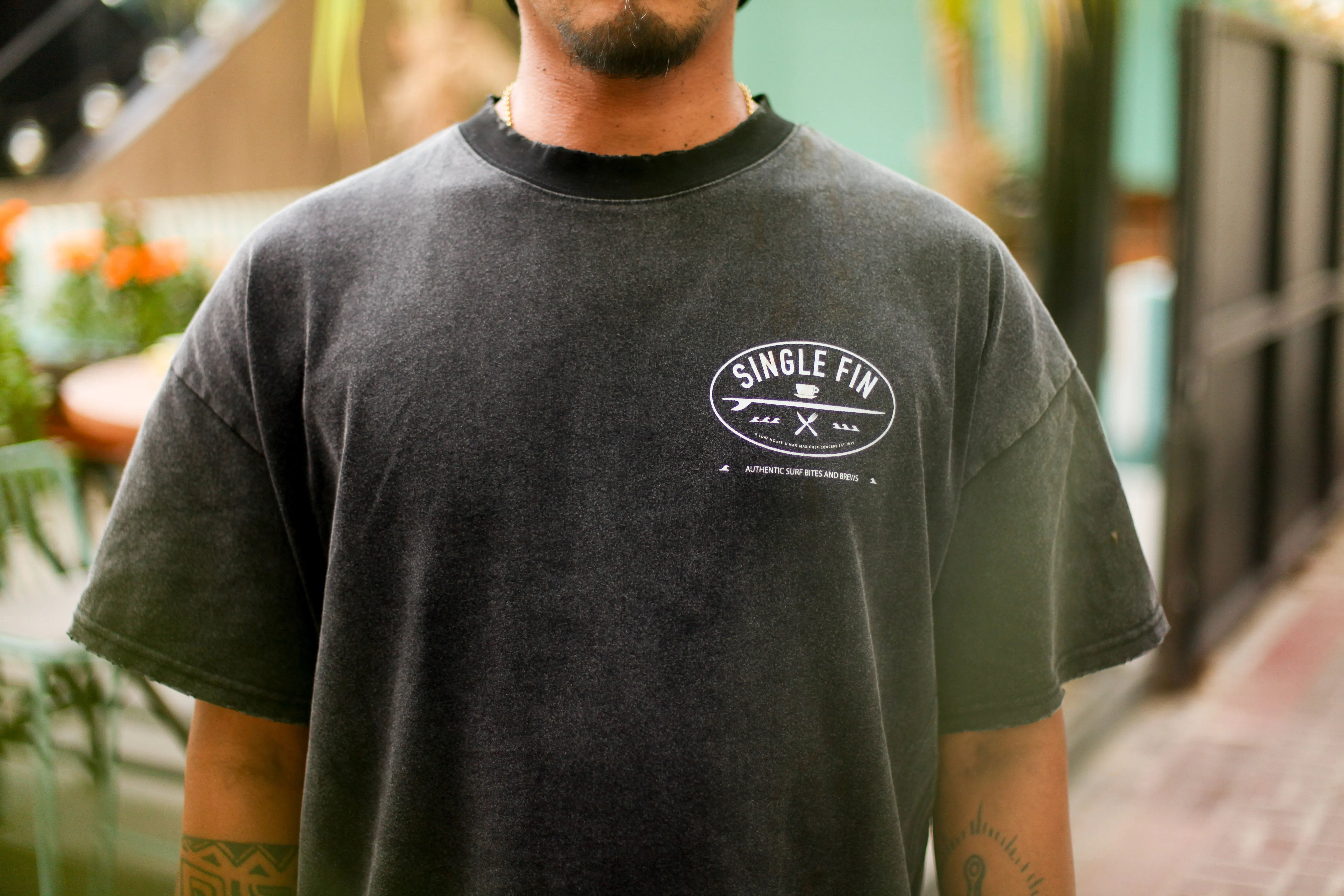 Surf House Vintage Oversized Single Fin Tee