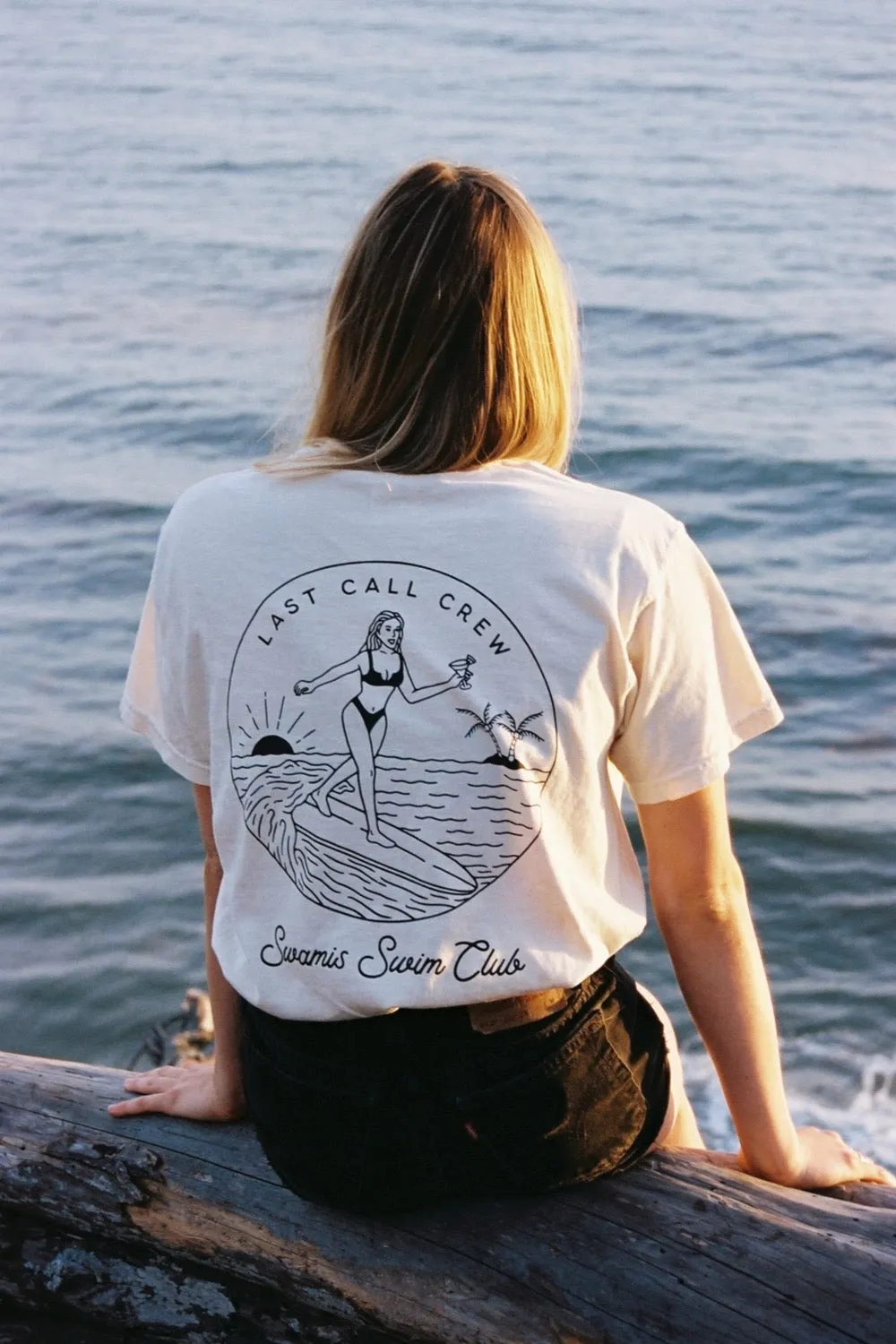 Swim Club Vintage Tee // Heather Gray