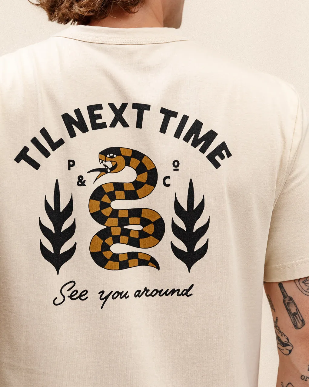 Til Next Time T-Shirt - Bone