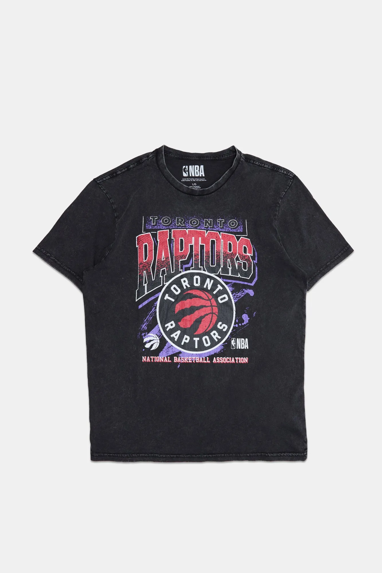 Toronto Raptors Washed Graphic Tee