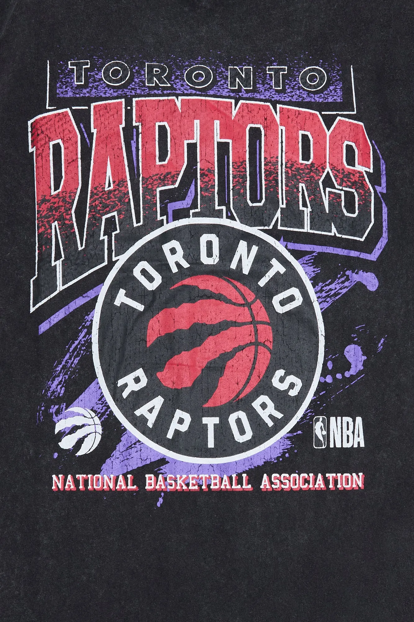 Toronto Raptors Washed Graphic Tee