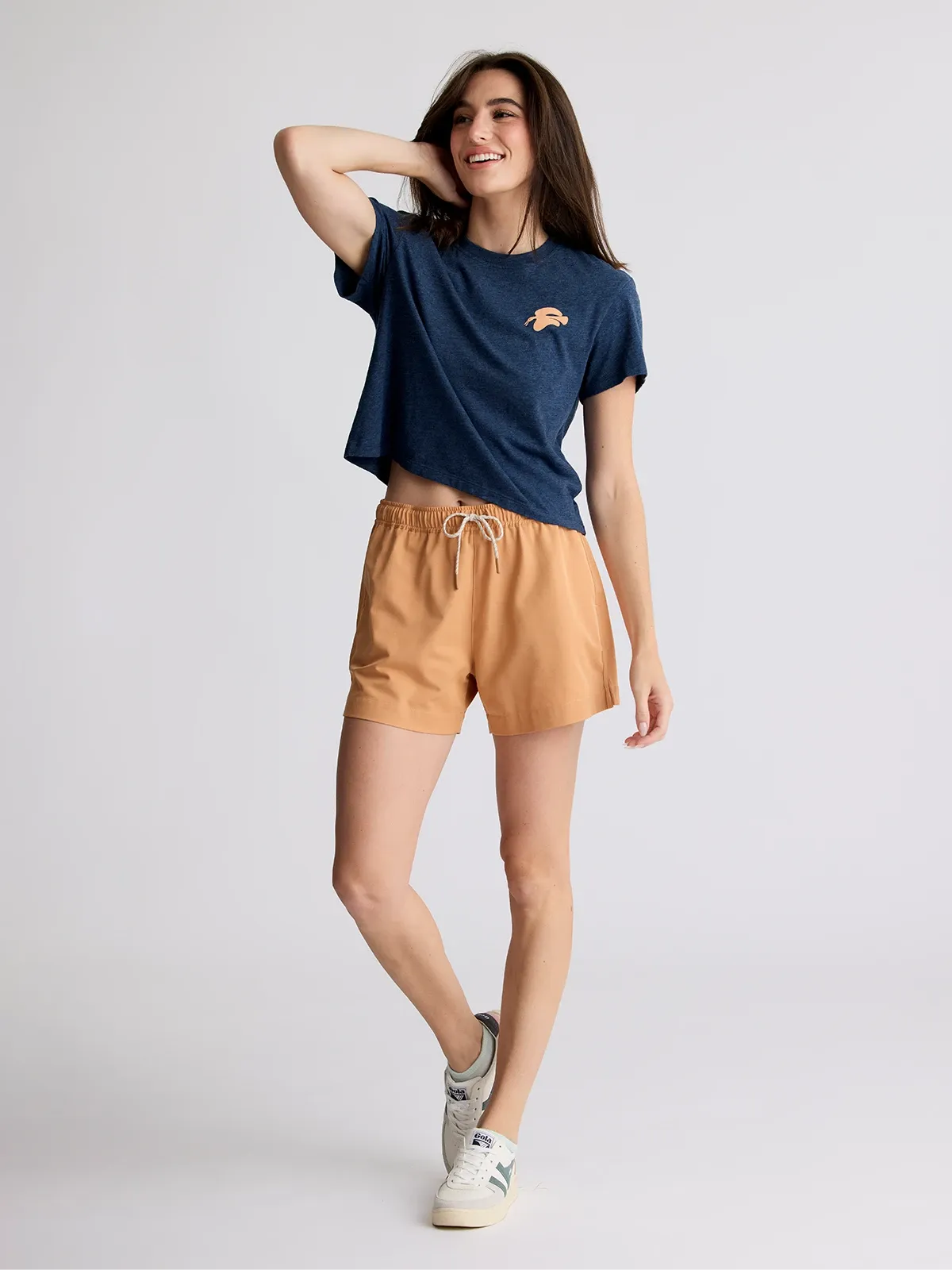 Women's High Flyer Tee - Heather Navy